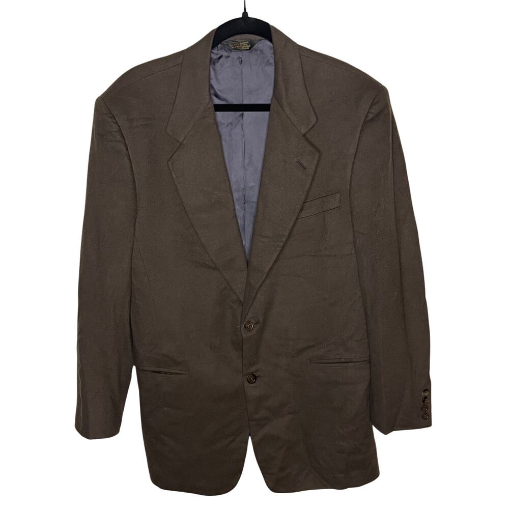 Retro 90s Donna Karan New York DKNY 100% Cashmere Sport Coat Blazer | Size 40R